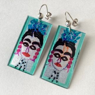 'Frida Turquoise' Drop Earrings