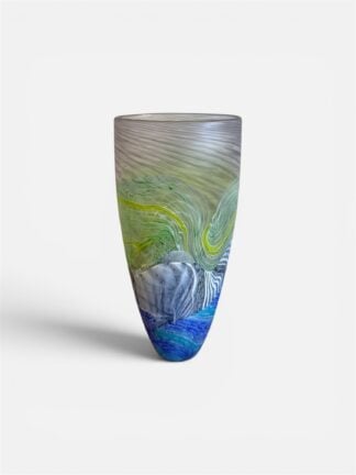 ‘Sea Shore - Grey Skies’ Tall Vase