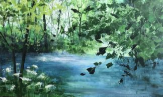 'Woodland Pool: Listening to the Leaves Drop'