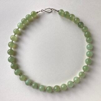 'Aventurine & Silver Necklace'