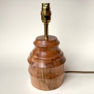 'Ridged Yew Lamp Base'