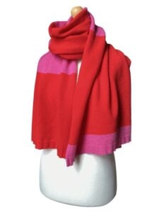 Bowden Colour Block Stole ‘Bubblegum’