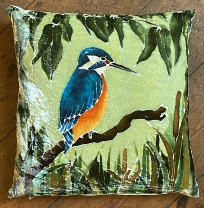 'Kingfisher on Pale Green'