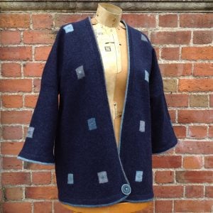 Indigo Duck Egg Long Squared Up Koari Jacket