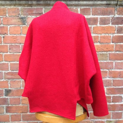 Felted Wool Tokyo Jacket in Red