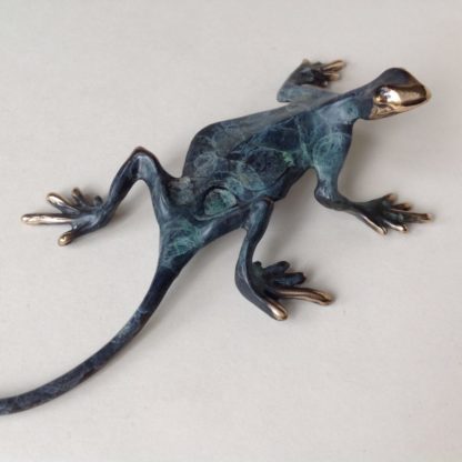 Patinated Bronze Gecko