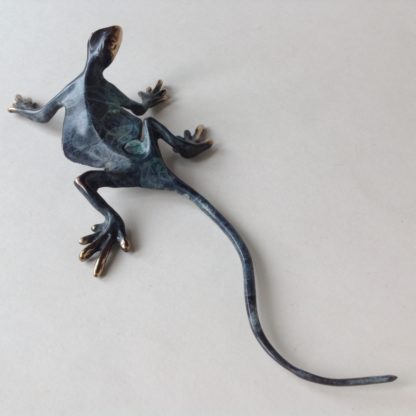 Patinated Bronze Gecko