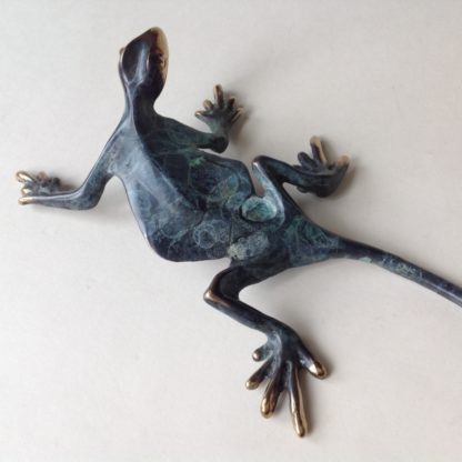 Patinated Bronze Gecko