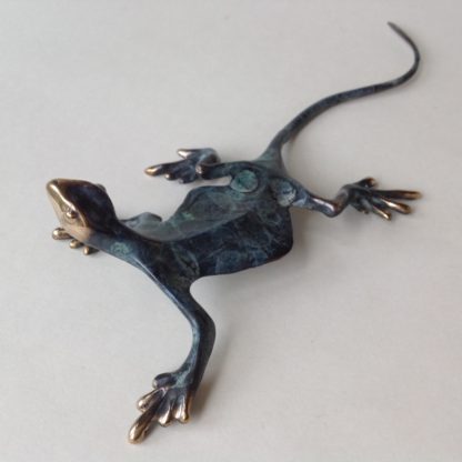 Patinated Bronze Gecko