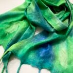 ‘Delphiniums’ Summer Scarf’