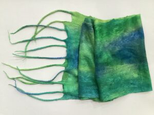 ‘Delphiniums' Summer Scarf'