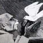 ‘Man Dove Olive Branch ll’