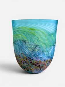 ‘Sea Shore – Flint’ Flat Vase