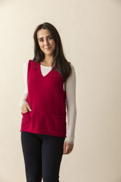 Corry Tank Top in Ruby