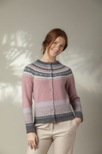 Alpine Cardigan in Vintage Pink