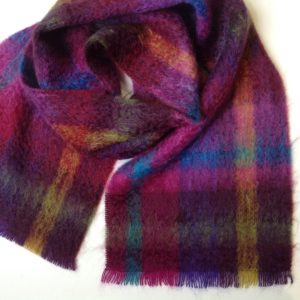 'Mohair Scarf in Mosaic