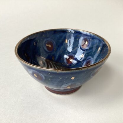 Mini Olive Bowl with Gold Lustre Fish