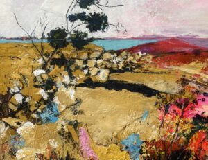 'Straggled Gorse' Acrylic and Collage