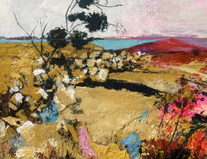 'Straggled Gorse' Acrylic and Collage