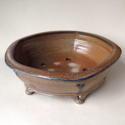 Salt Glaze 5 Sided Shallow Planter