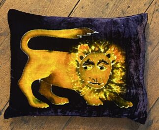'Lion on Purple' Cushion