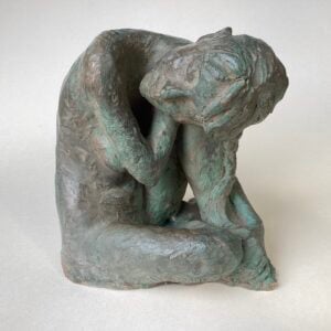 ‘Girl with Plait’ Bronze Resin