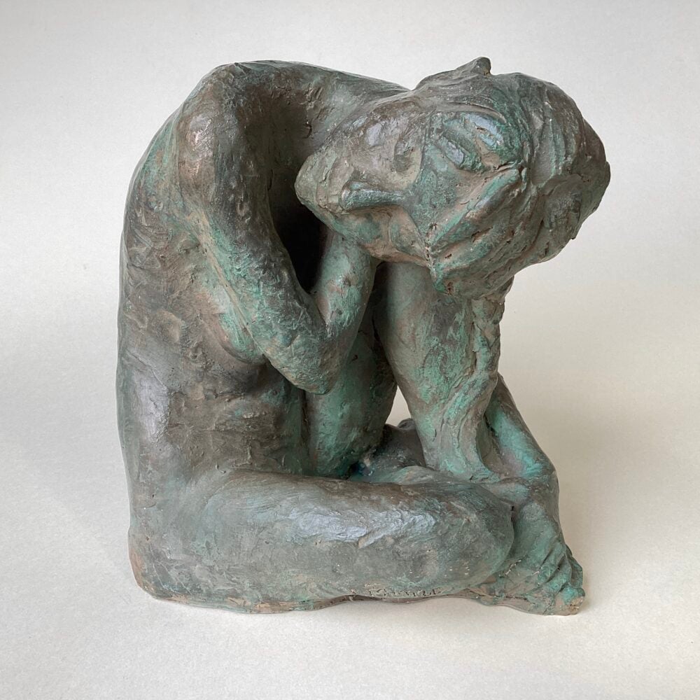 ‘Girl with Plait’ Bronze Resin