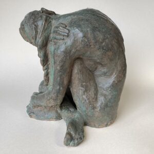 ‘Girl with Plait’ Bronze Resin