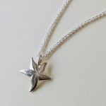 Silver & Gold Starfish Pendant