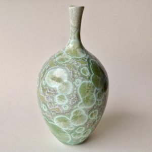 Crystalline Glazed Bottle Medium