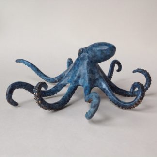 ‘Octopus in Patinated Bronze’