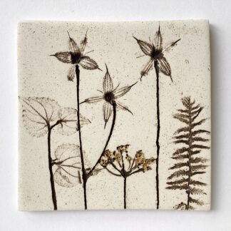 'Starry Flower' Ceramic Tile