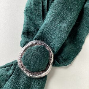 ‘Silver Scarf Buckle’