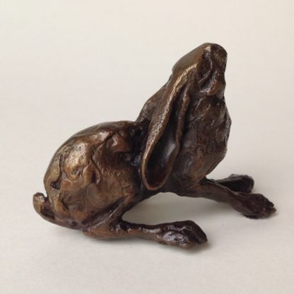 Moongazing Hare in Bronze