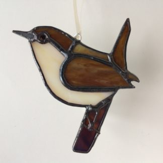Wren in Stained Glass