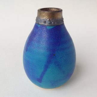 Stoneware Copper Oxide Vase