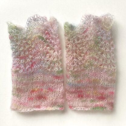 Shell Pink Wrist Warmers