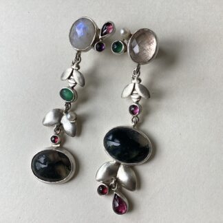'Garden' Long Drop Earrings