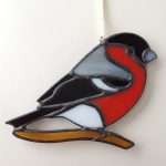 Bullfinch in Stained Glass