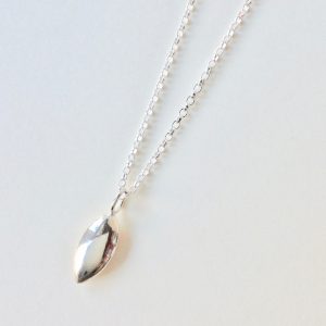 ‘Silver Single Succulent Pendant