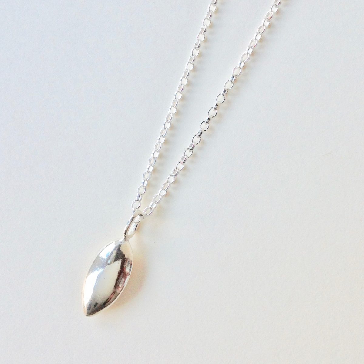‘Silver Single Succulent Pendant - Old Chapel Gallery