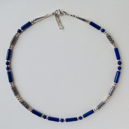 Lapis and Silver Necklace