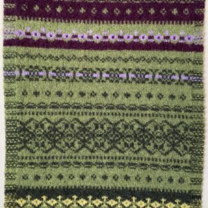 Alloa Fairisle Scarf in Copperland