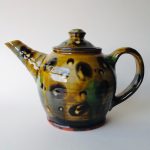 Spotty Earthenware Teapot