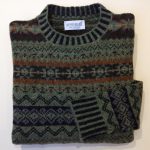 Lambswool Eribe Brodie Sweater  Larch