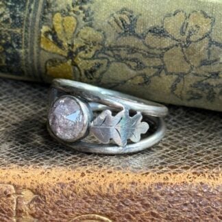 ‘Oak Leaf Ring with Spinal’