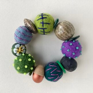 Felt & Found Bead Bracelet