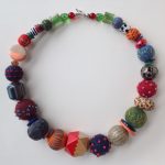 Hand Felted Bead Necklace
