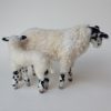 'Ewe and Lamb' Needle Felt Sculpture