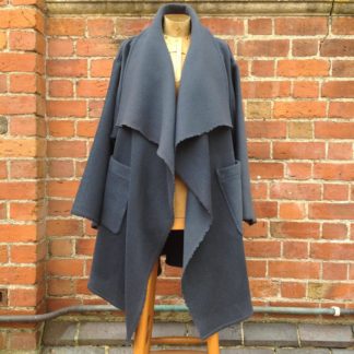Edy Coat in Slate Blue